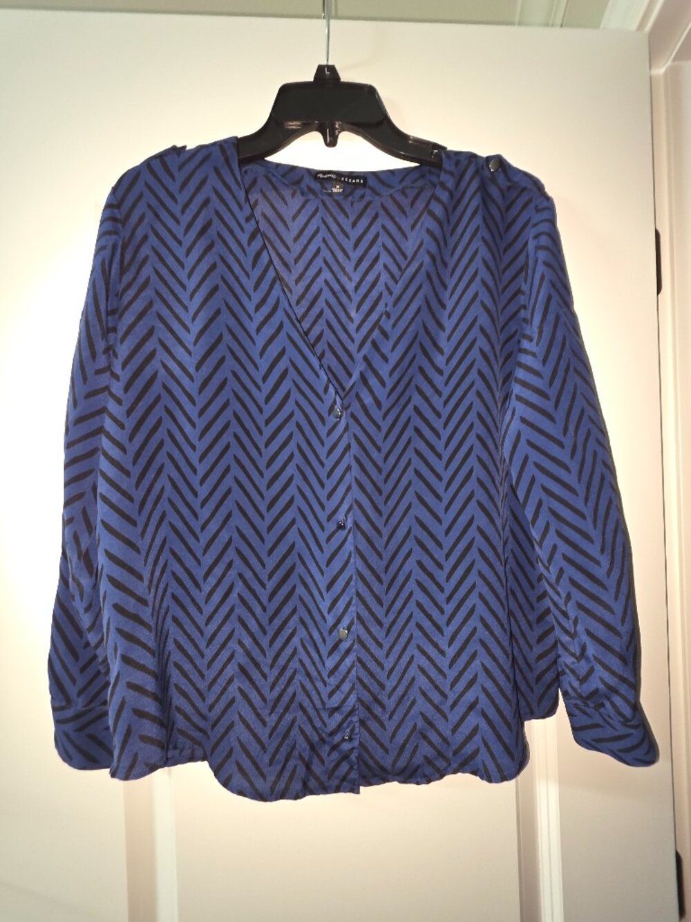 Madewell et Sézane 100% silk blouse